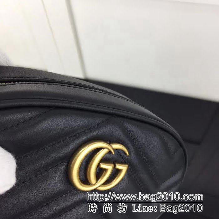 GUCCI古馳原單 新款專櫃品質原單貨實物實拍 476434繡線 克色腰包 HY1110